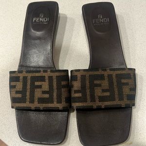 FENDI
Zucca FF Logo Printed Slides